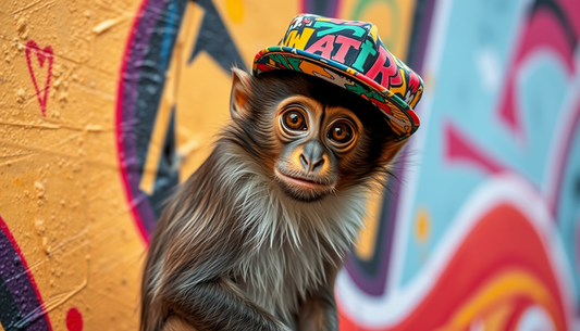 Unleash Your Creativity with Monkey Minded's Graffiti Series Caps