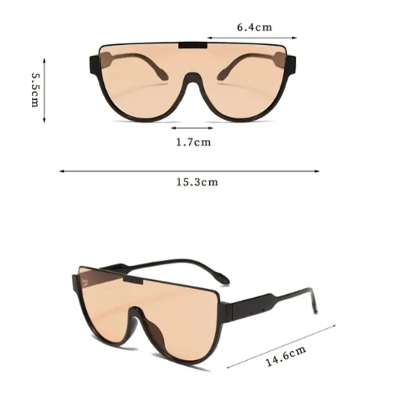 Coolers // Vintage Semi-round Sunglasses Women