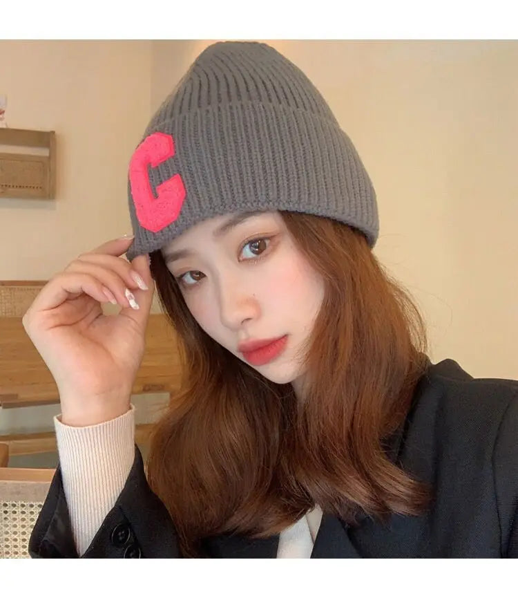Alphabet Series // Beanie // Big C Letter