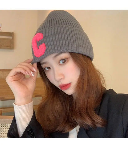 Alphabet Series // Beanie // Big C Letter