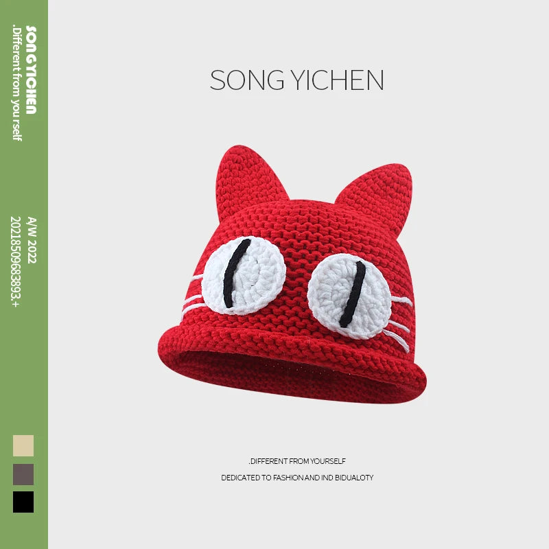 Beanie // Big Eye Cat