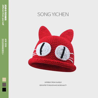 Beanie // Big Eye Cat