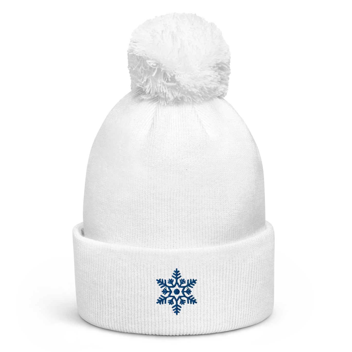 Beanie // Pom pom White