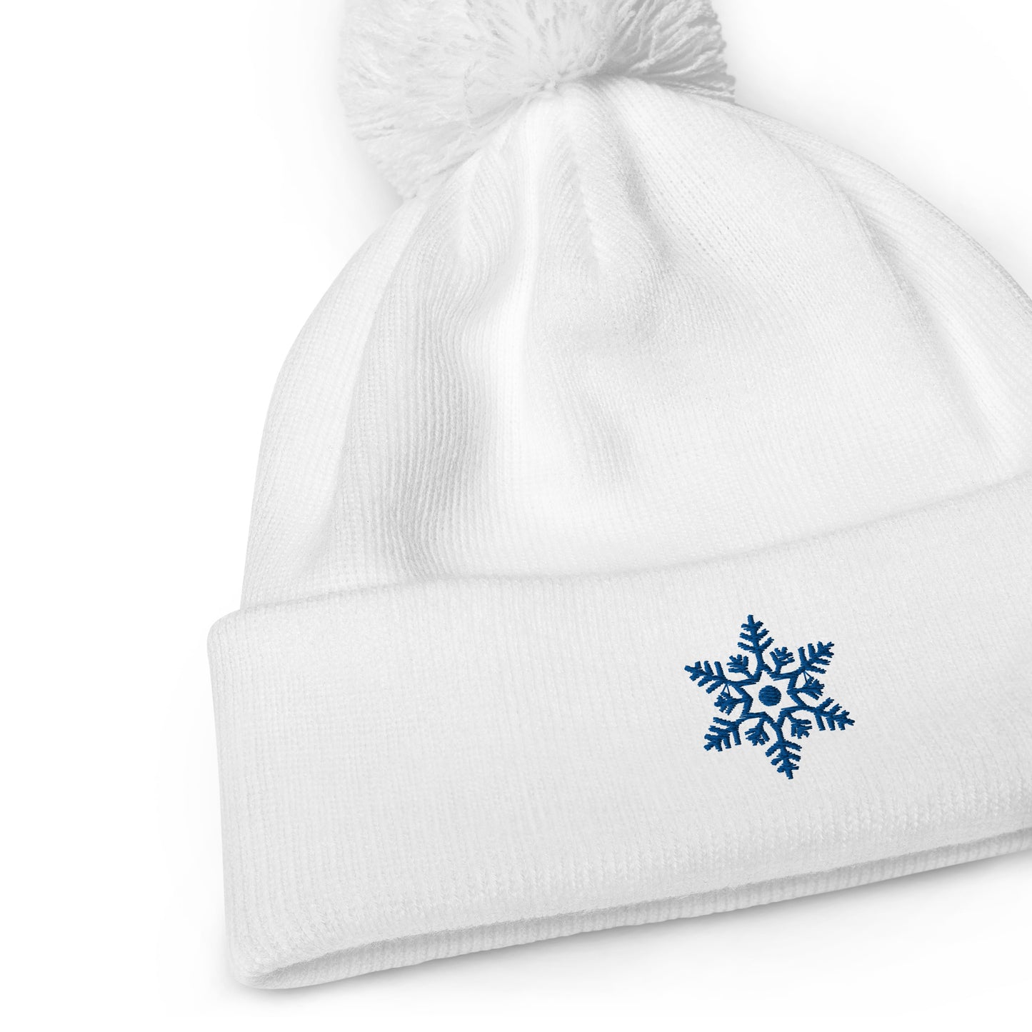Beanie // Pom pom White