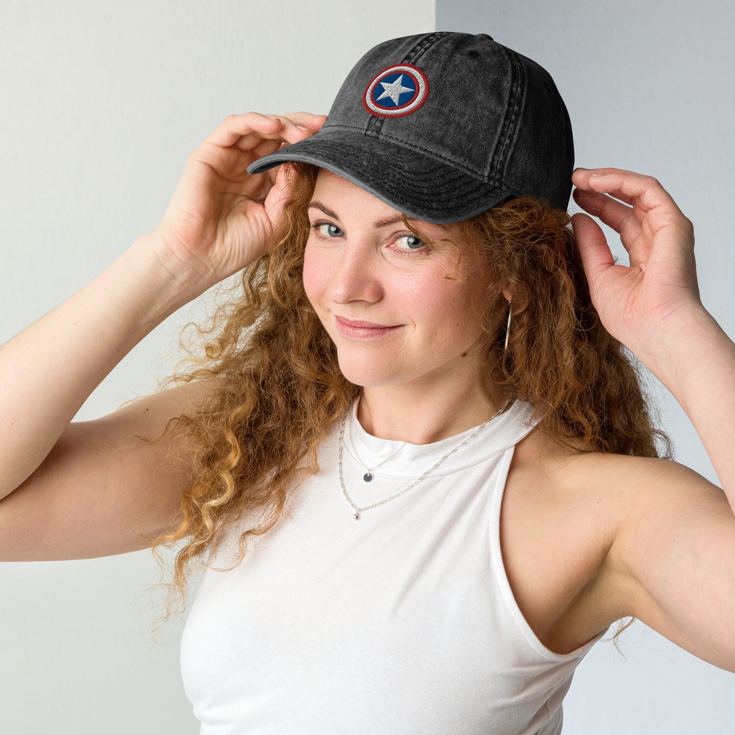 Denim Series // Captain Cap (Black)