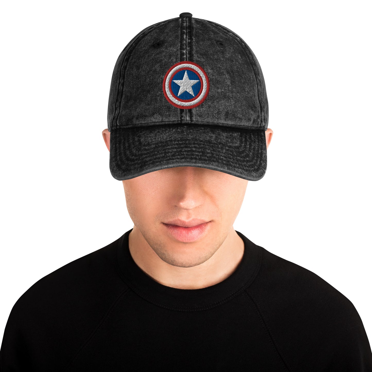 Denim Series // Captain Cap (Black)
